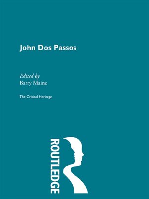 cover image of John Dos Passos